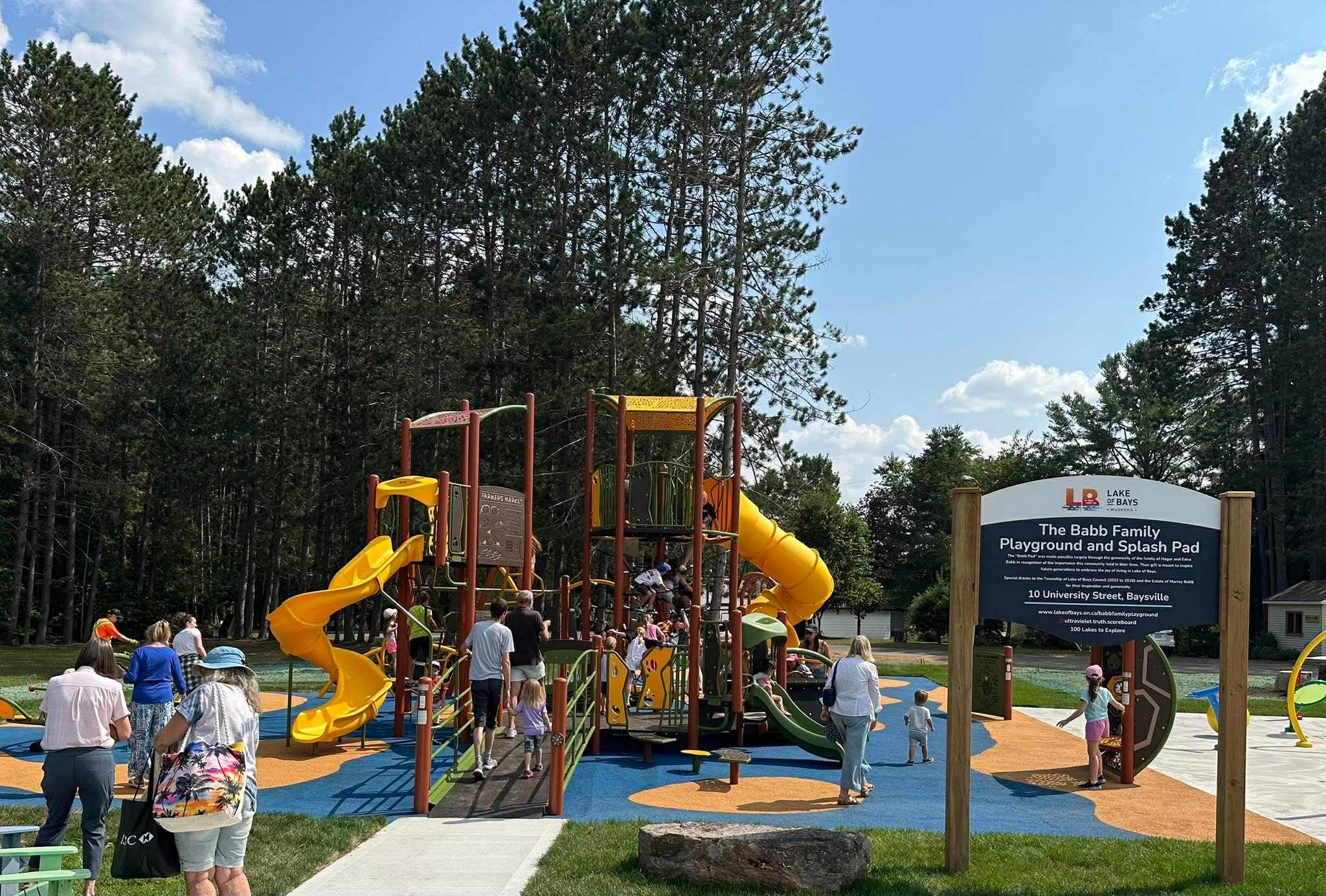 New Playground in Baysville
