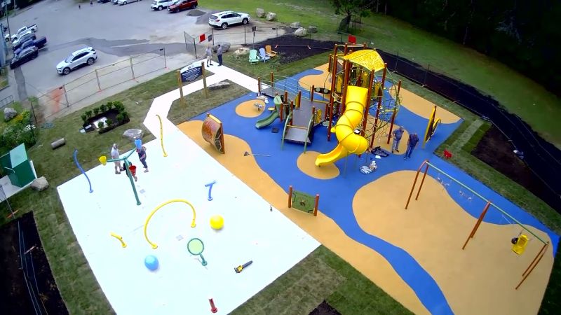 Splash pad and Playground